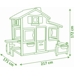 Smoby vaikiškas žaidimų namelis Neo Friends
